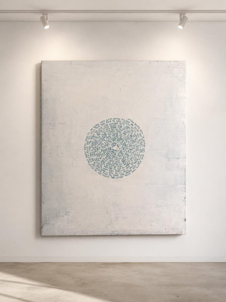 Custom Hand-Painted Shema Artwork